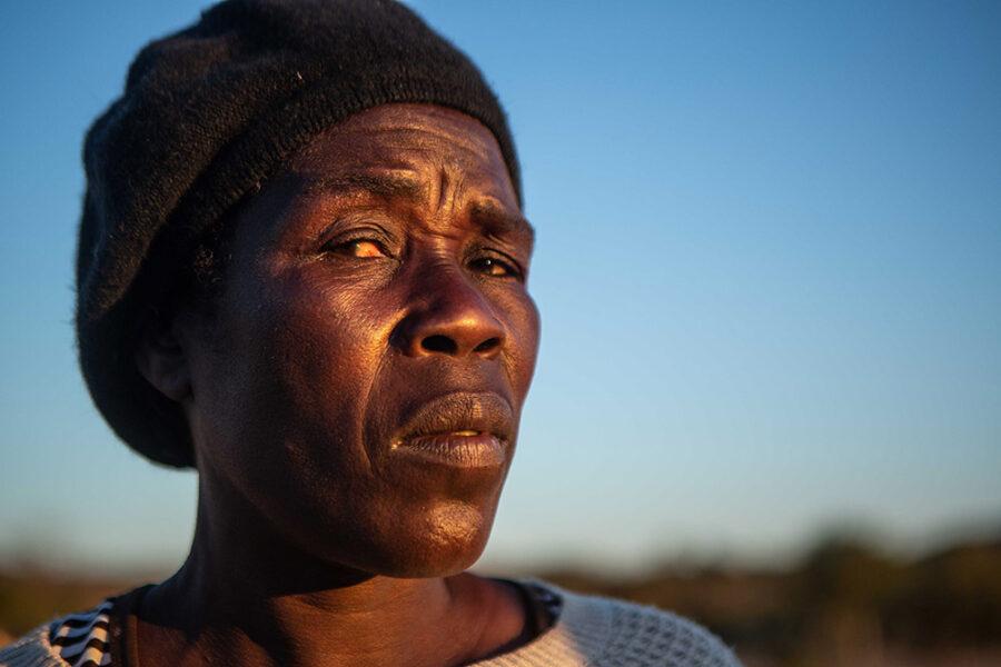 Janet Shoko, in Dinde village, 30km east of Hwange in Matabeleland North province, Zimbabwe. Credit: Tafadzwa Ufumeli.