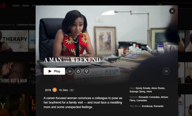 There are now four Cameroonian films available on Netflix.