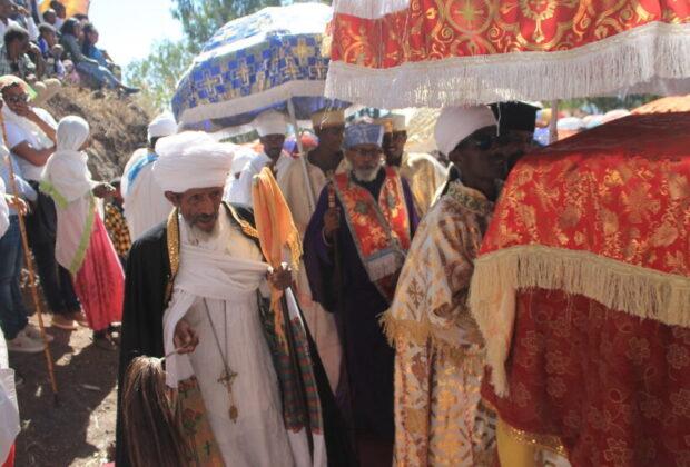 Timkat celebrations, Lalebela, Ethiopia. Credit: Robert Wilson.