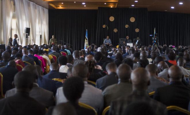 President Paul Kagame meeting with opinion leaders in Huye, Rwanda, in February 2019. Credit: Paul Kagame.
