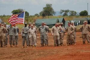 US soldiers training counterparts in Uganda. Credit: Spc. Jason Nolte, 21st Theater Sustainment Command.