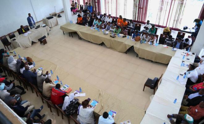 At a media roundtable in Gondar, Ethiopia, in 2015. Credit: UNICEF Ethiopia / 2015/Tesfaye.