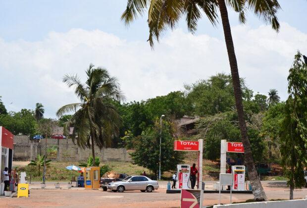 A TotalEnergies (formerly Total) petrol station in Ghana. Credit: Ben Sutherland.