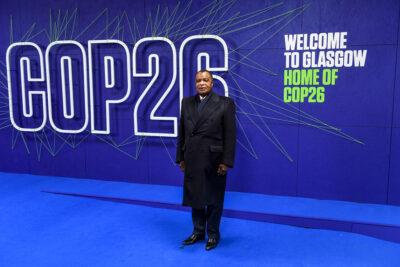 Denis Sassou Nguesso, President of the Republic of Congo, arriving at COP26. Credit: Doug Peters/ UK Government.