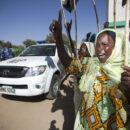 Demonstrations in Darfur during mediation efforts in 2010. Credit: UN Photo/Albert Gonzalez Farran.