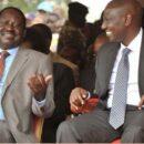 Former prime minister Raila Odinga (left) will face Deputy President William Ruto (right) at the ballot box in just over a month in Kenya.