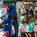 Reproductive and sexual health. At a market in Mombasa, Kenya. Credit: Ninara