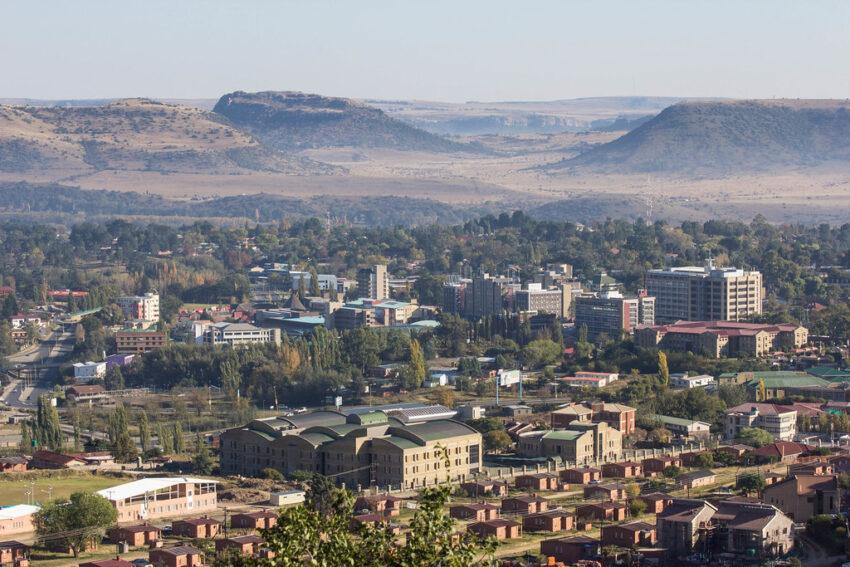 The view of Maseru, capital of Lesotho, from Parliament Hill. Credit: OER Africa. elections