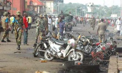 Aftermath of a bombing, Kaduna, northwestern Nigeria. More than 350,000 have died in armed attacks during the previous two administrations. (Courtesy: Abayomi Azikiwe).