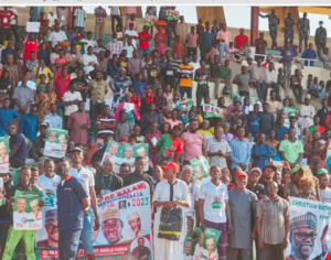 Peter Obi presidential campaign rally, Borno State, 28 Jan, 2023 (Photo courtesy: POMA)