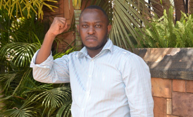 Bob Barigye, an enviromental activist, in the capital, Kampala. Photo by John Okot.