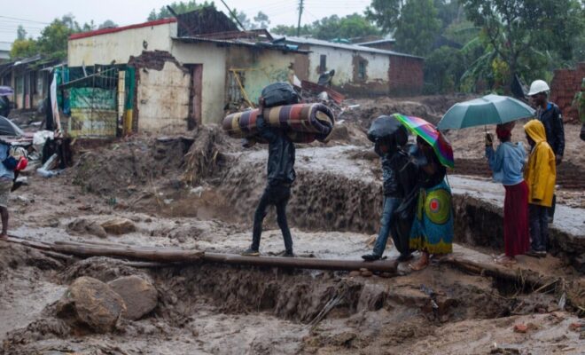 Cyclone Freddy hit Blantyre, Malawi, hard earlier in March, with townships such as Chilobwe and Manja experienced the worst damage with severe mudslides. Credit: UNICEF Malawi/2023/Corporate Media
