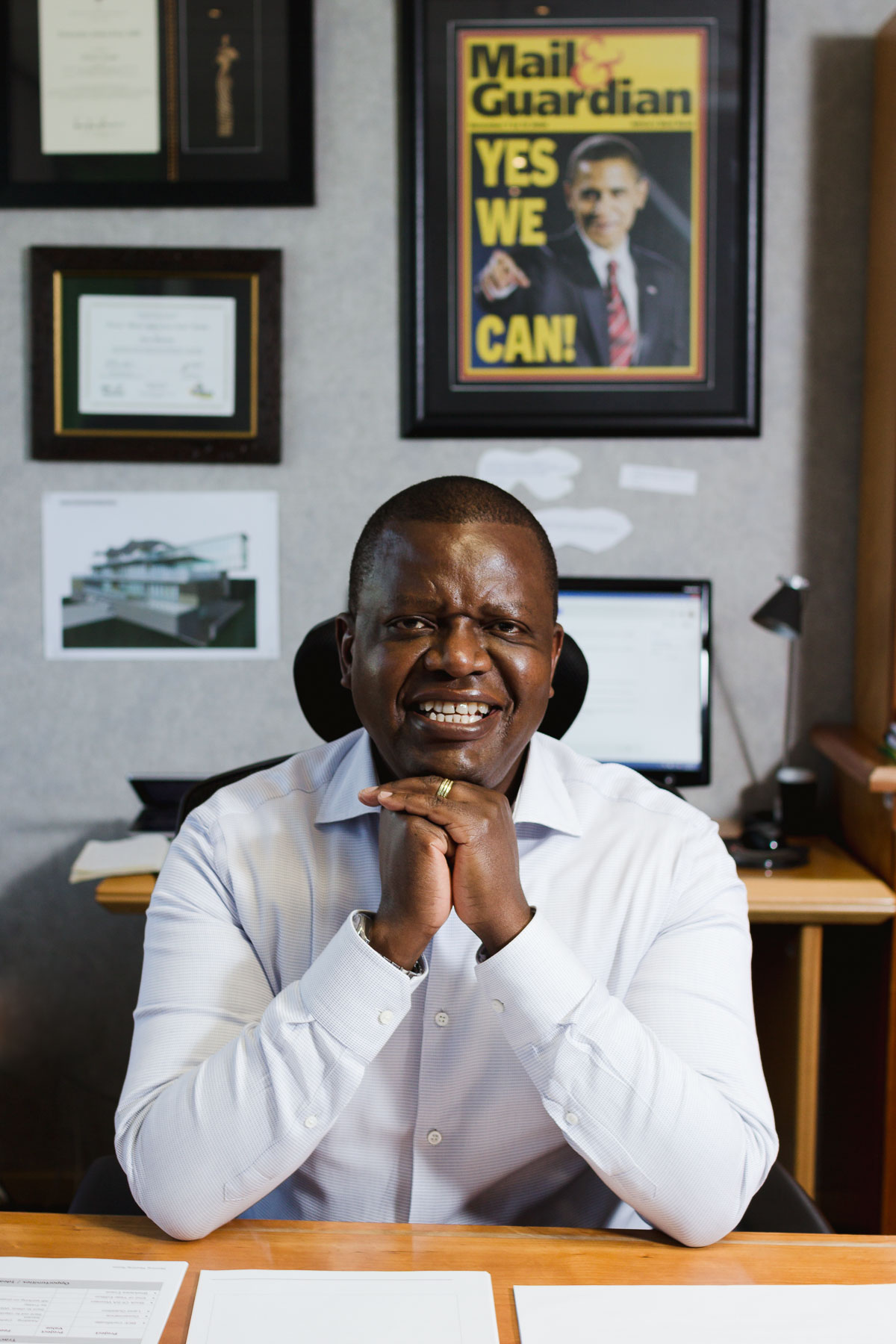 Trevor Vusumuzi Ncube, founder of Alpha Media Holdings, in 2017. Courtesy: Naeemcoza
