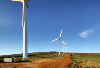 The Darling Wind Farm in Cape Town, South Africa. Credit: warrenski.