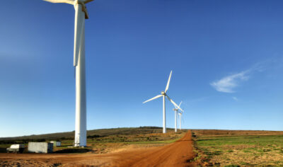 The Darling Wind Farm in Cape Town, South Africa. Credit: warrenski.