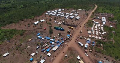A refugee camp in northern Uganda. Credit: Photo: Denis Onyodi/Uganda Red Cross-Climate Centre.