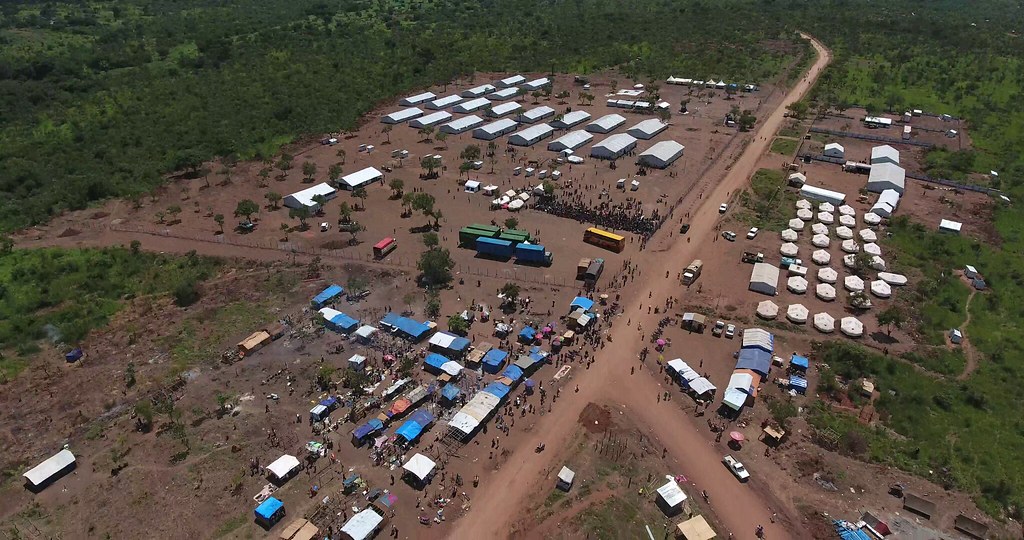 A refugee camp in northern Uganda. Credit: Photo: Denis Onyodi/Uganda Red Cross-Climate Centre.
