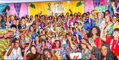 African women from movements across the continent gathered at the Women's Climate Assembly, an alternative to COP. Credit: WoMin.