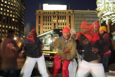 Dancers entertain passers-by in Gandhi Square, Johannesburg. Credit: South African Tourism.