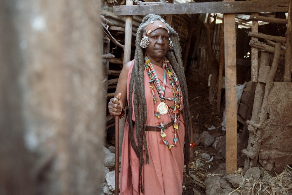 Gladys Wanjiku Maina at her makeshift home in Mathare, one of Nairobi's biggest informal settlements. Credit: Jaclynn Ashly.