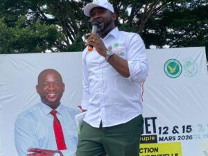 Destin Gavet, presidential candidate.