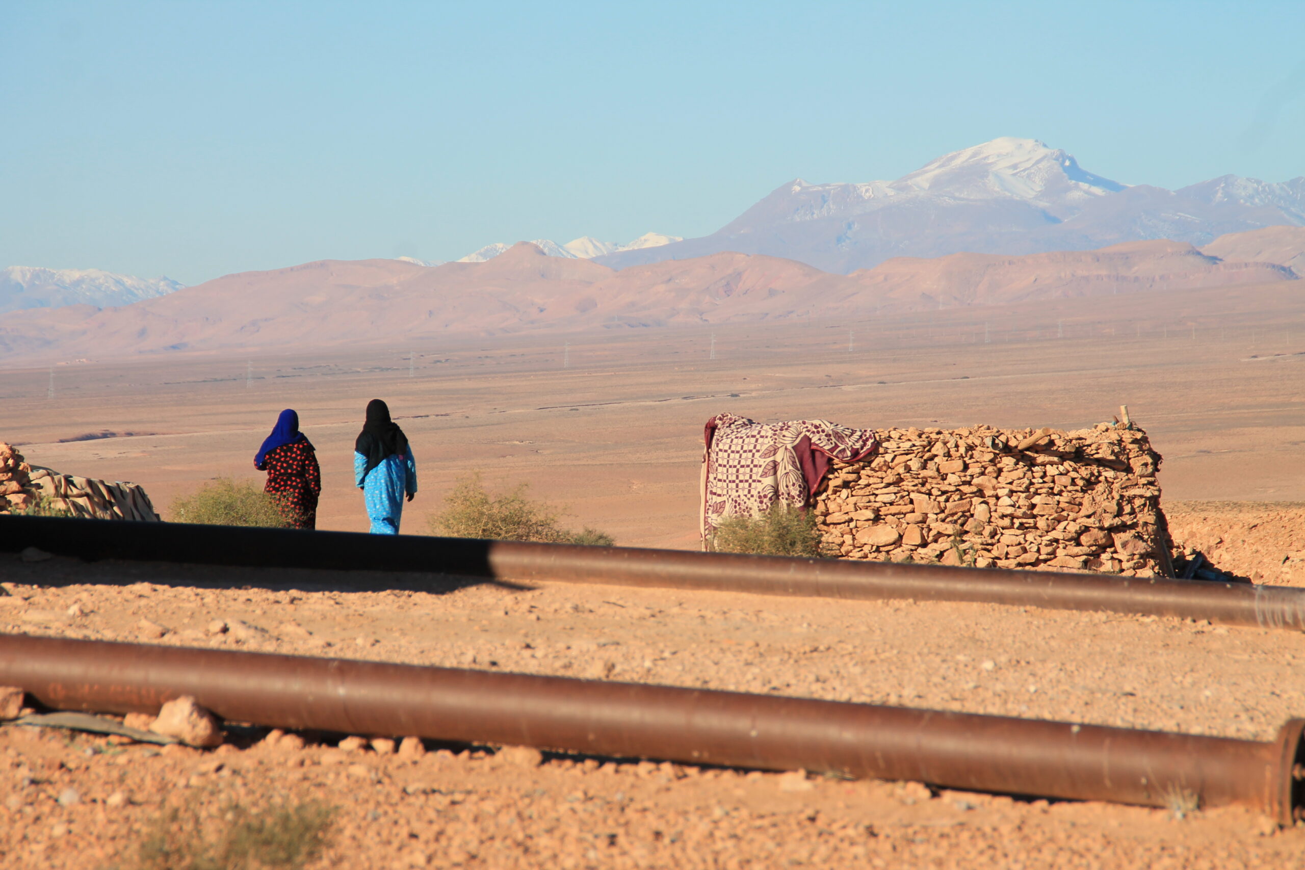 Imider women at the top of Mount Albban. Credit: Lorena Cotza